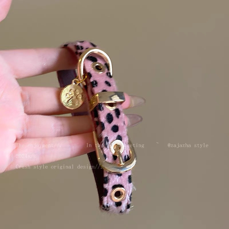 Wholesale Tourmaline  Necklace  Light Luxury Clavicle Chain