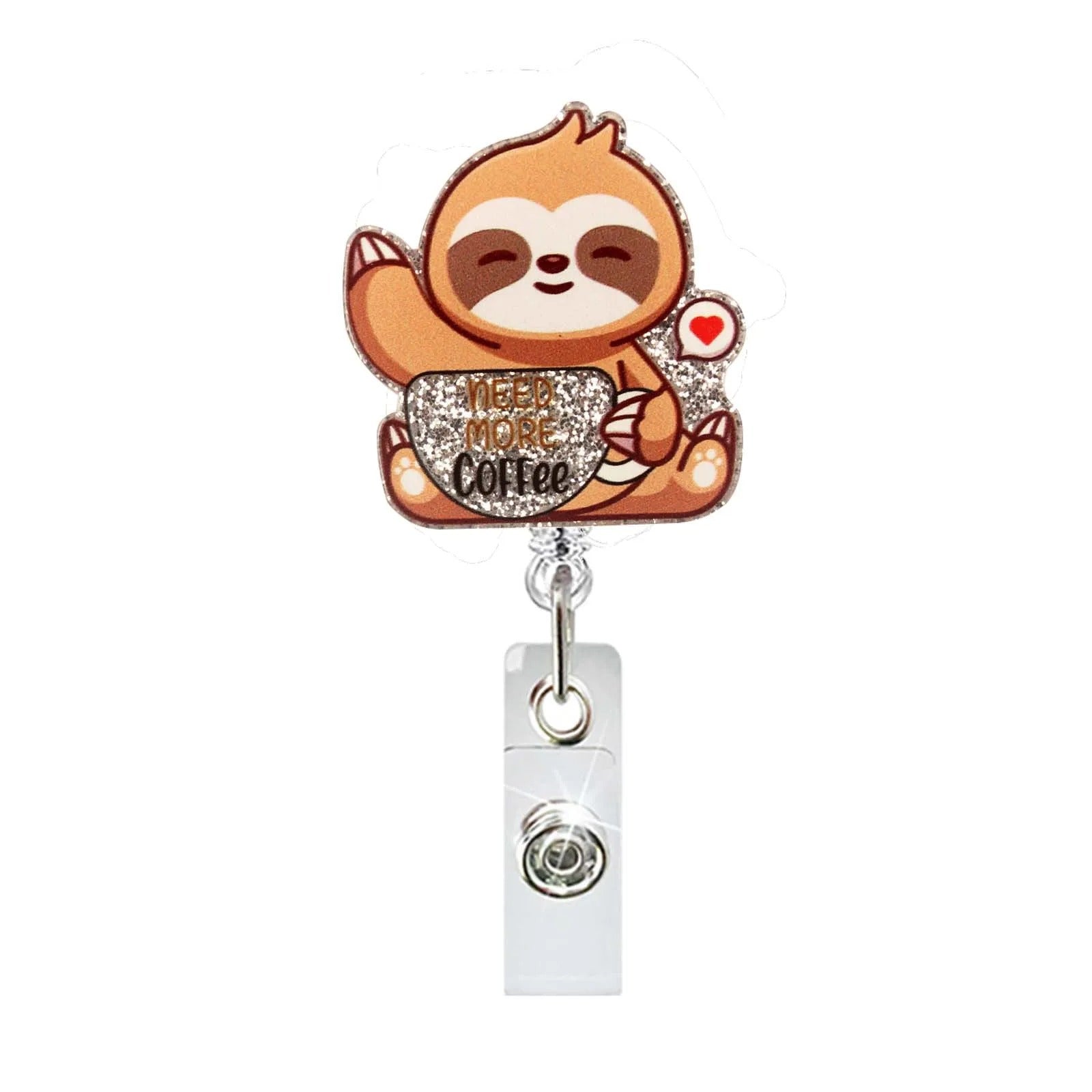 Wholesale Acrylic Fun Zoo Undersea Theme Badge Reel Keychain