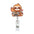 Wholesale Acrylic Fun Zoo Undersea Theme Badge Reel Keychain