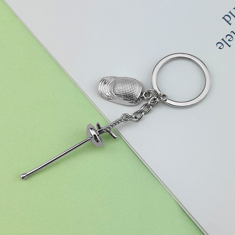 Wholesale Fencing Sports Keychain Pendant Club Gift ACC-KC-XunXin004