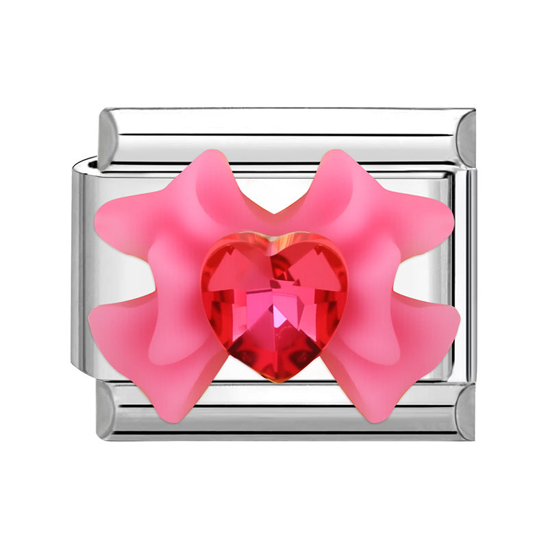 Wholesale  Italian Charm Bracelet 9mm DIY Colorful Personalized Creative Stainless Steel Composable Bracelet