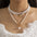 Wholesale Baroque shaped pearl necklace creative irregular chain clavicle necklace