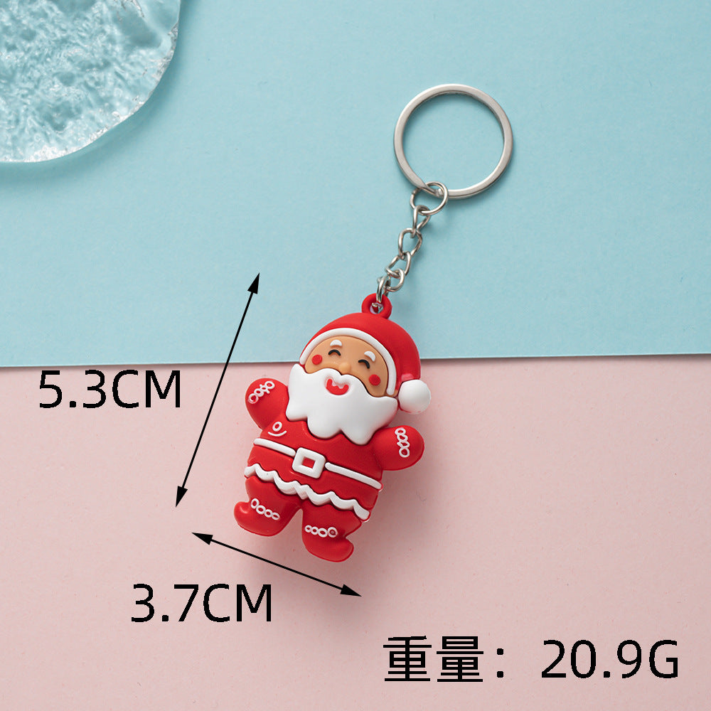 Wholesale Christmas keychain cute Christmas pendant Keychains
