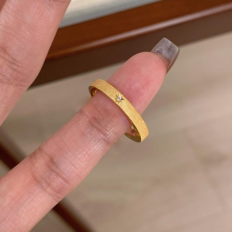Wholesale Trendy Flower Ring Enamel Alloy Electroplated Fashion Jewelry Accessory for Boutique Resale