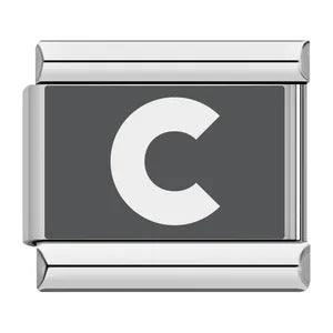 Wholesale Italian Charm Bracelet 9mm DIY Splicing Removable English Letters Stainless Steel Composable Bracelet