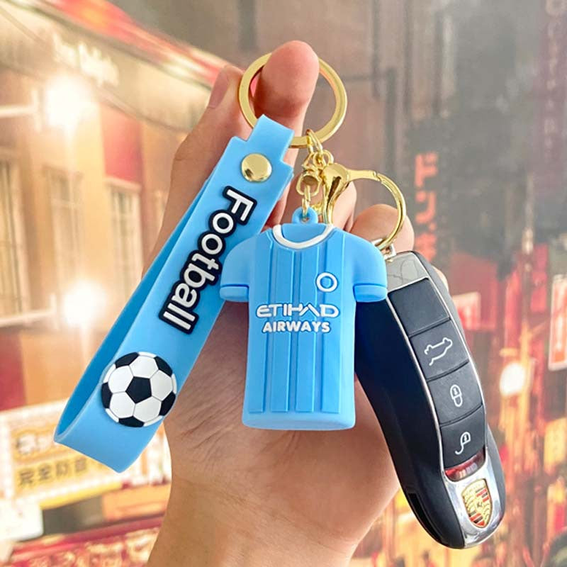Wholesale Cartoon Jersey PVC Soft Keychain Creative Keychain ACCVIP-KC-XJY002