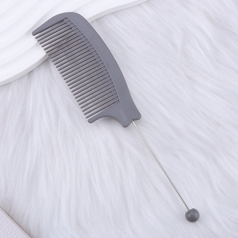 Wholesale DIY Beadable Comb,  Plastic Pointed-Tail Comb,  Home/ Salon Style Curved Comb,  Fine-Tooth Hair Smoothing Comb,  Hair Styling Tool