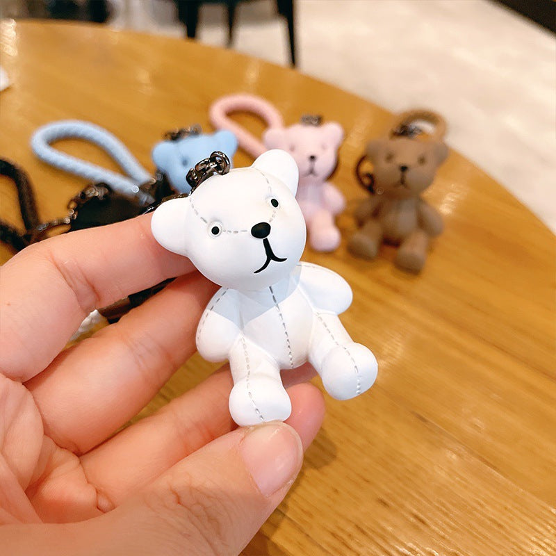 Wholesale Resin puppet bear keychain accessories