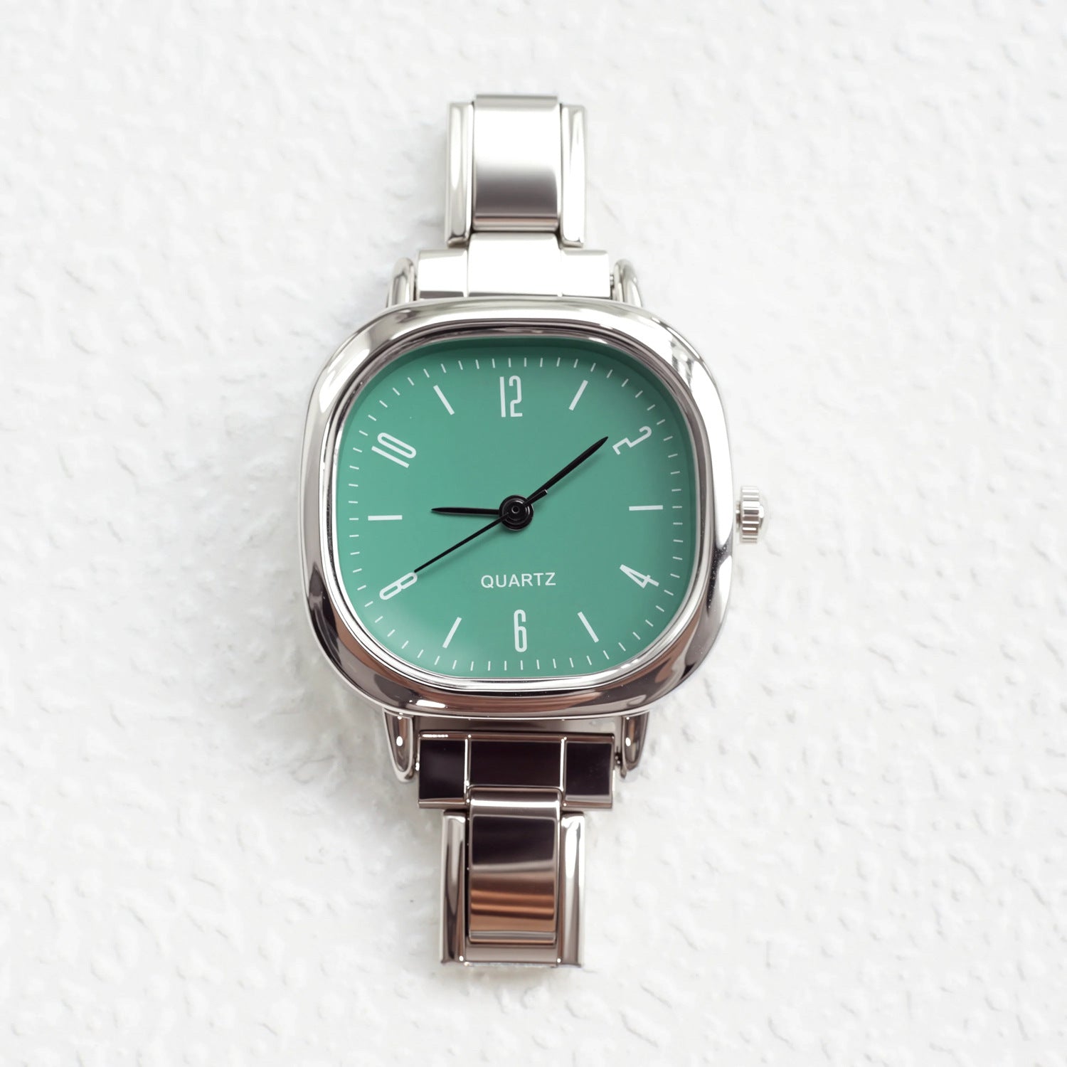 Wholesale Modular bracelet watch quartz watch wholesale silver colorful small square versatile DIY watch strap