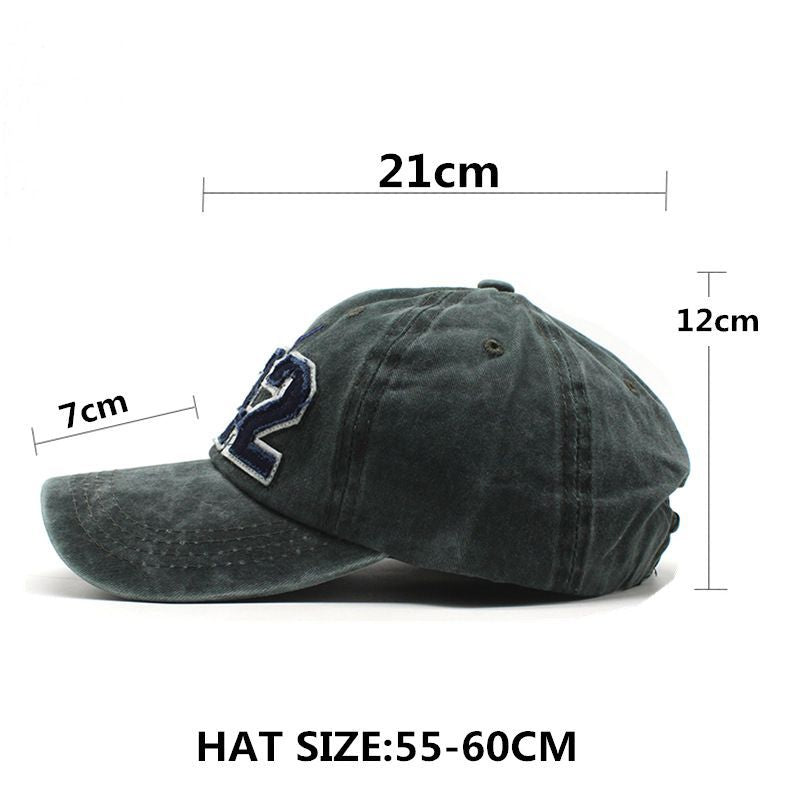Wholesale  outdoor baseball cap number 42 embroidery washed baseball cap