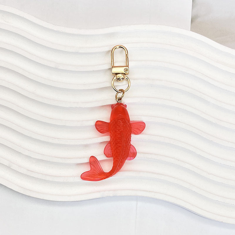 Wholesale Small Goldfish Resin Creative Keychains