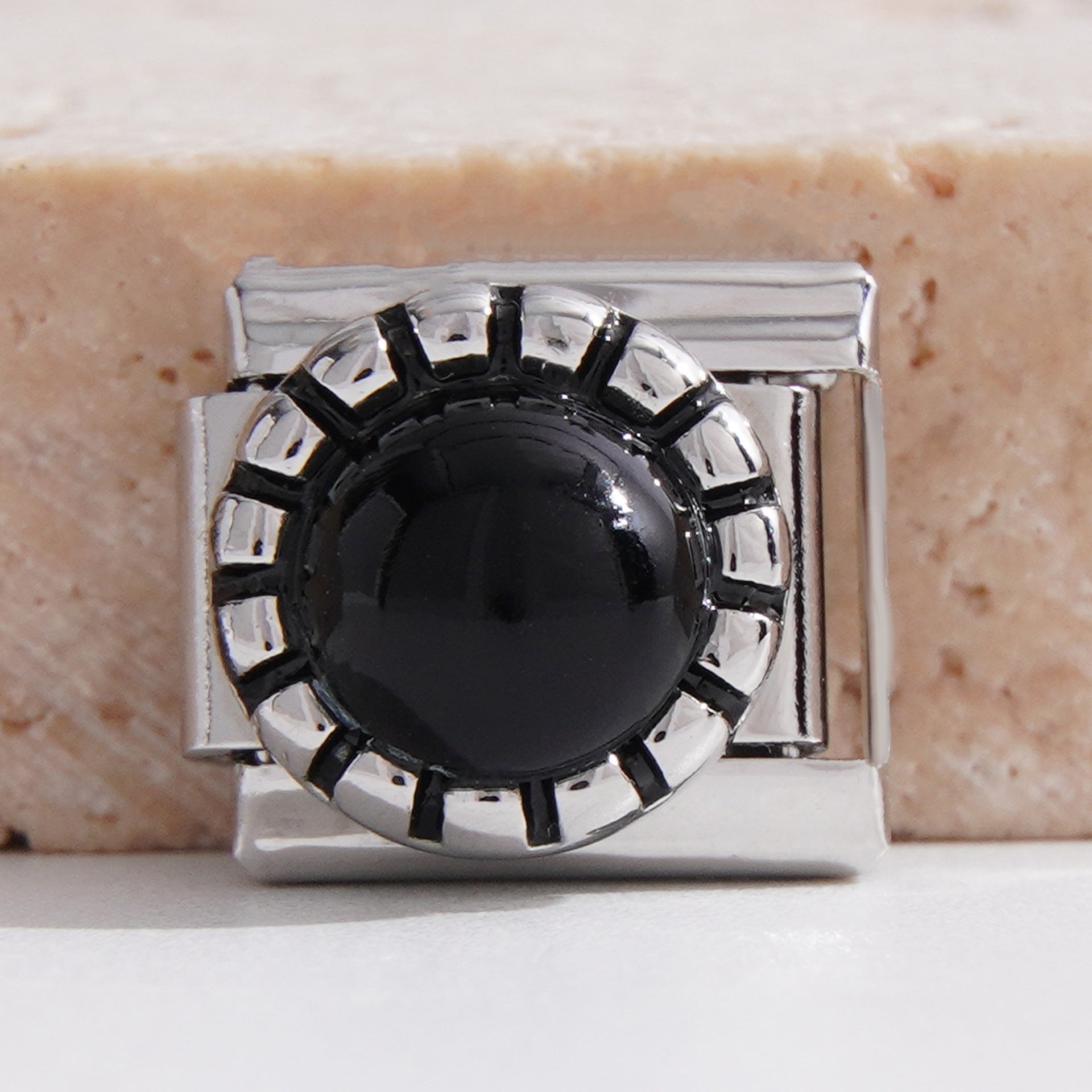 Wholesale Italian Charm Bracelet 9mm DIY Splicing Removable Eyes Cherry Stainless Steel Composable Bracelet