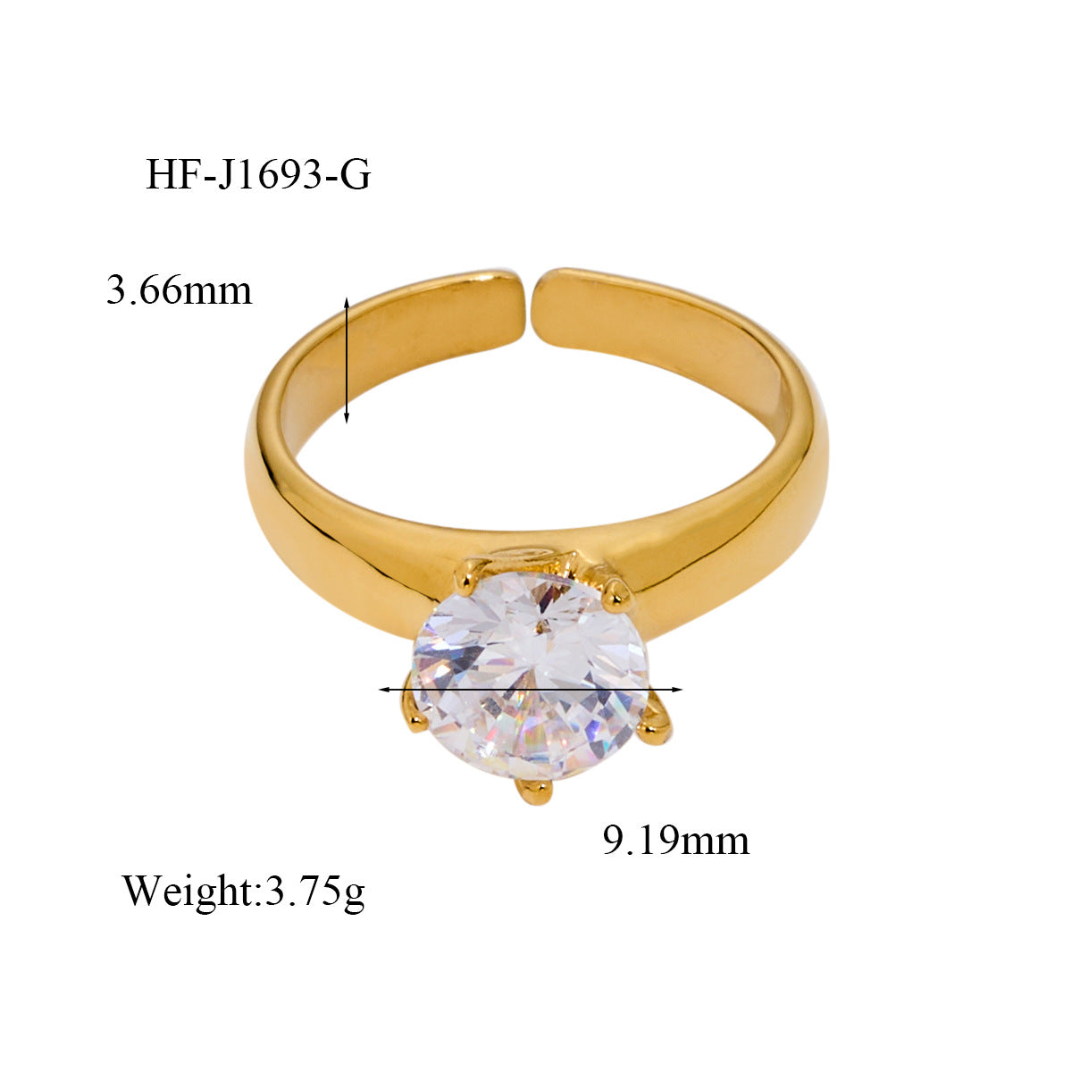 Wholesale Stylish Open Ring Titanium Steel Fashion Accessory for Everyday Wear