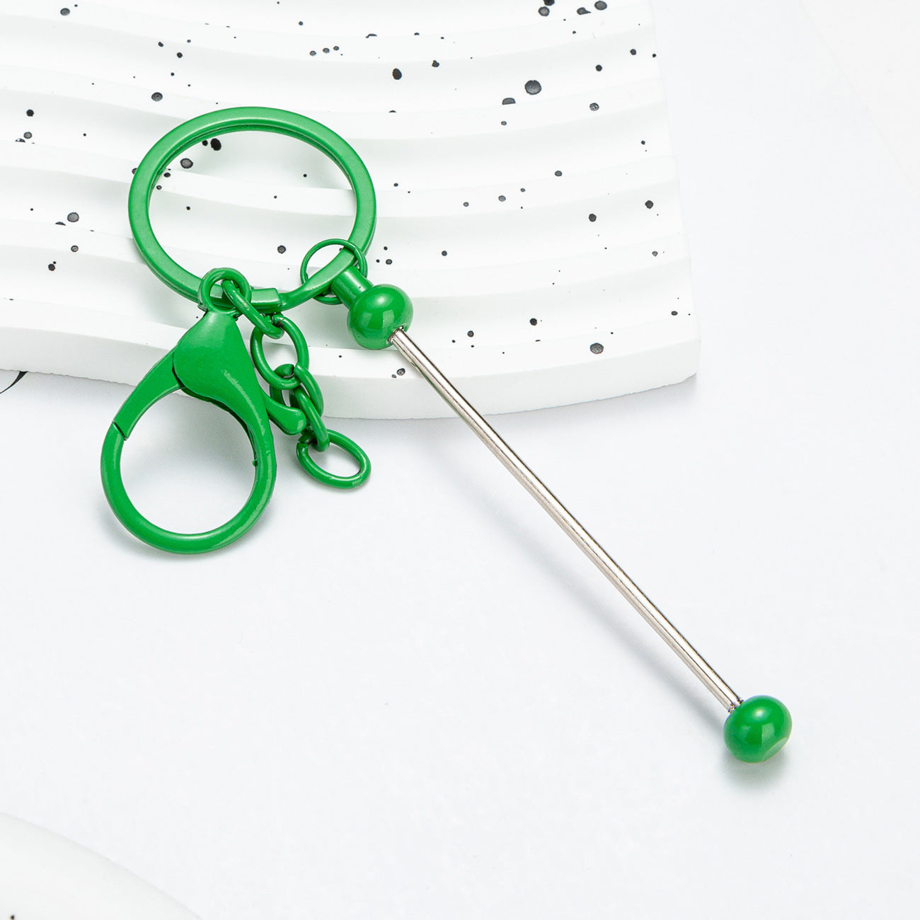 Wholesale Beadable Keychains Colorful DIY Beaded Keychains ACC-KC-HuaH008