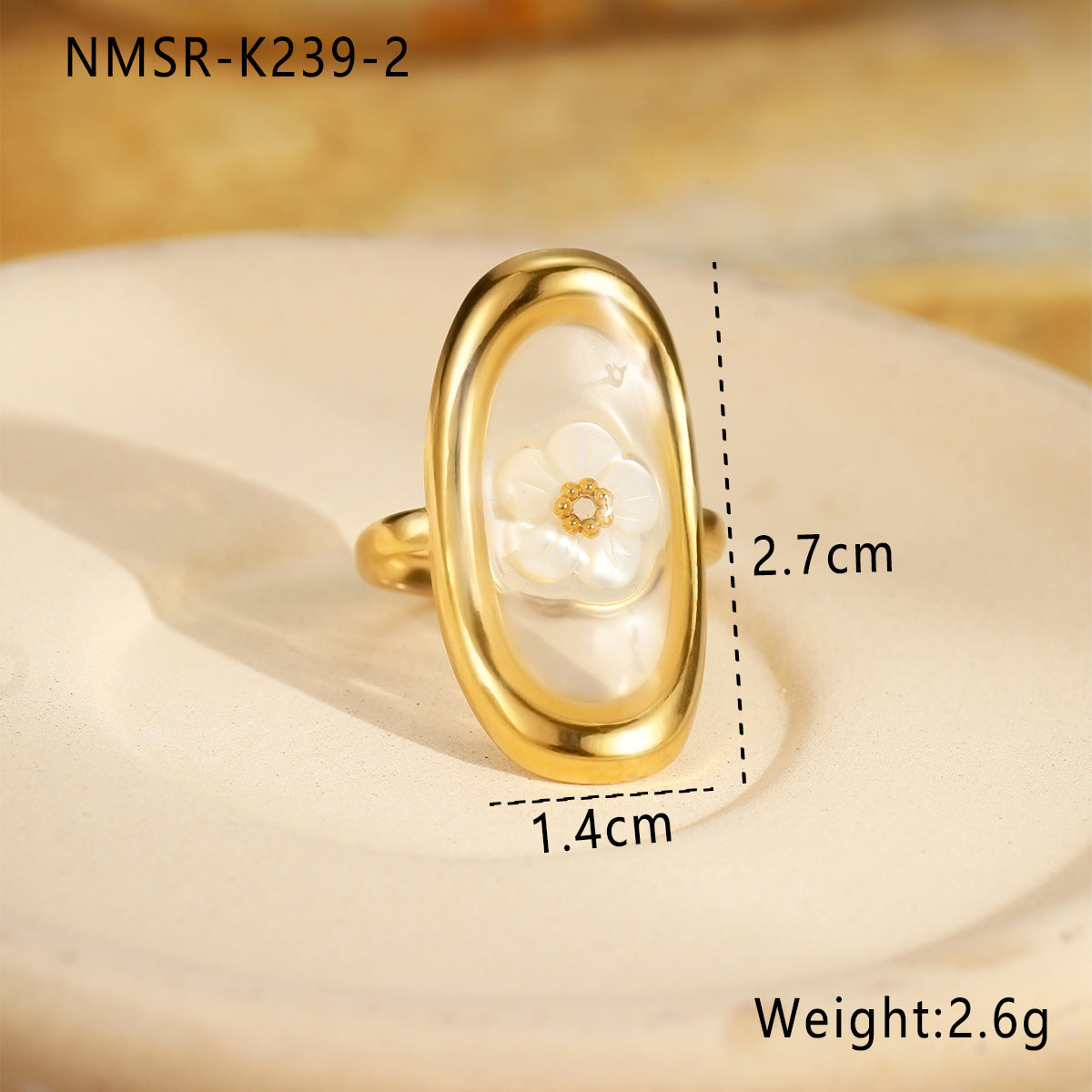 Wholesale  stainless steel ring opening adjustable exaggerated titanium steel ring