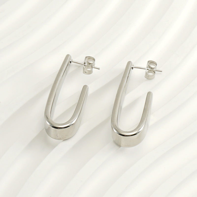 Wholesale titanium steel earrings jewelry