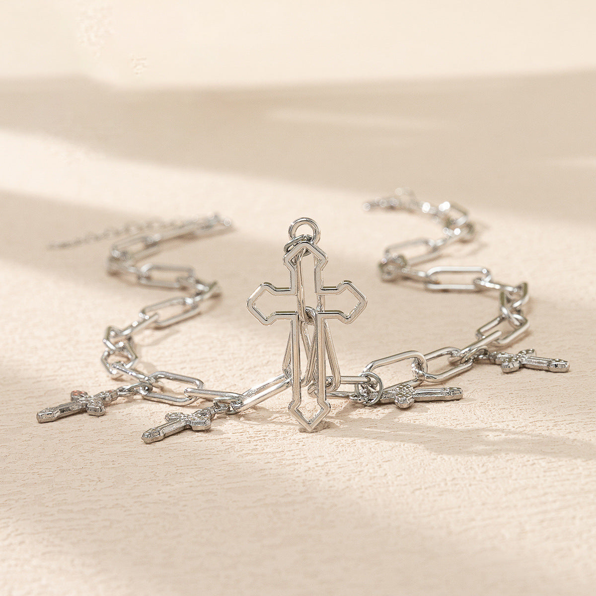 Wholesale Zinc Alloy Cross Necklace