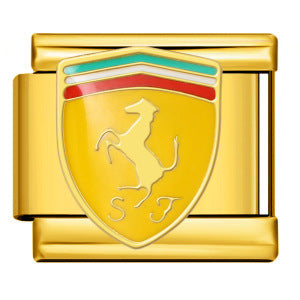 Wholesale Italian Charm Bracelet 9mm DIY Car Logo Series   Creative Stainless Steel Composable Bracelet