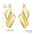 Wholesale exaggerated fashion personality metal sense  geometric large earrings