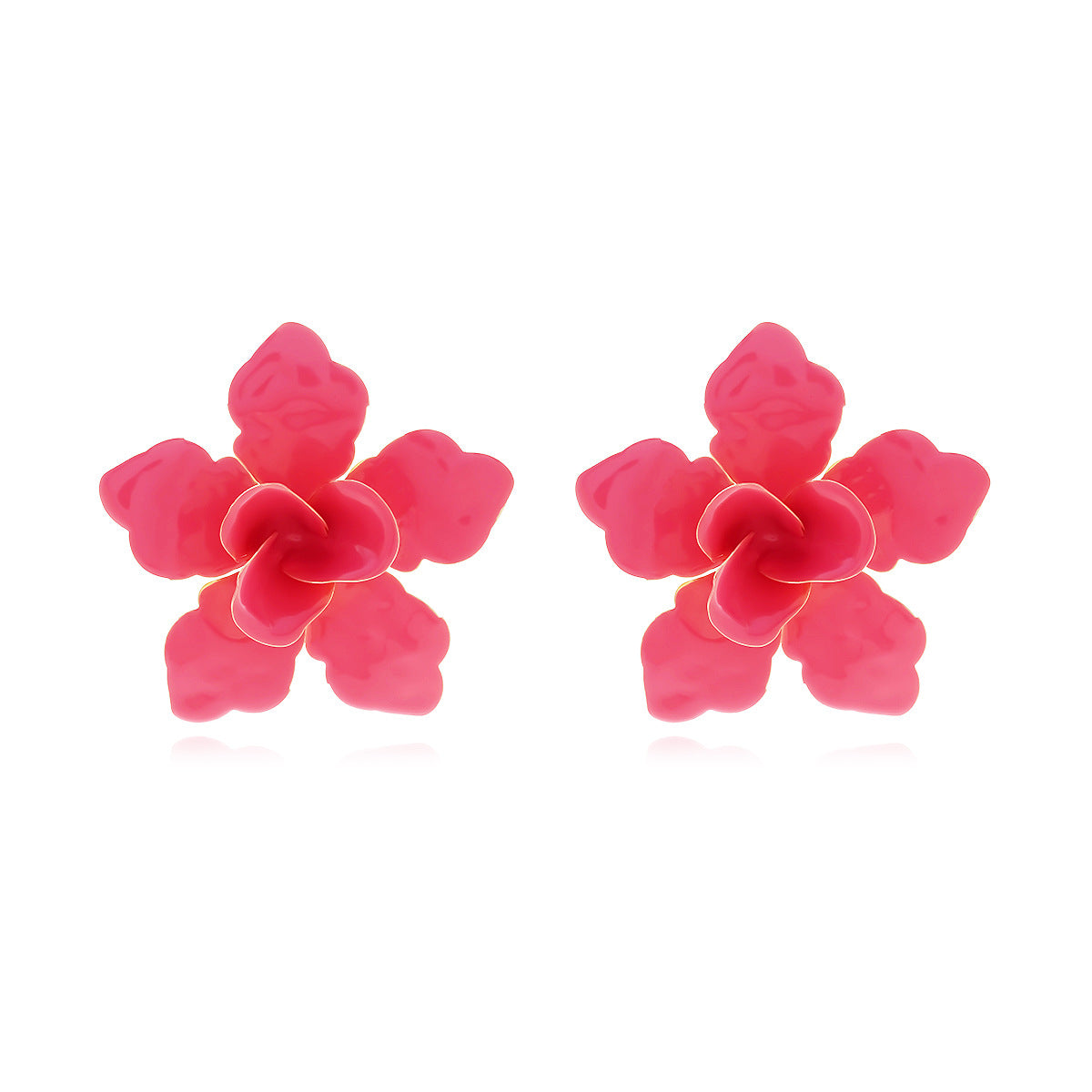 Wholesale Metal Big Flower Earring