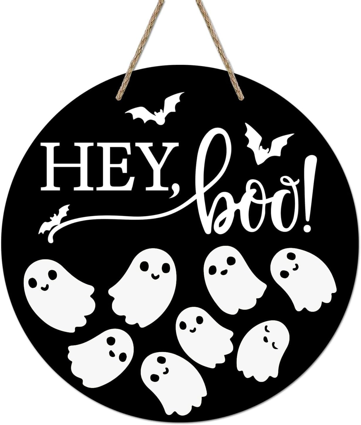 Wholesale  Haunted House Party  Pumpkin Acrylic Round Plate Decoration