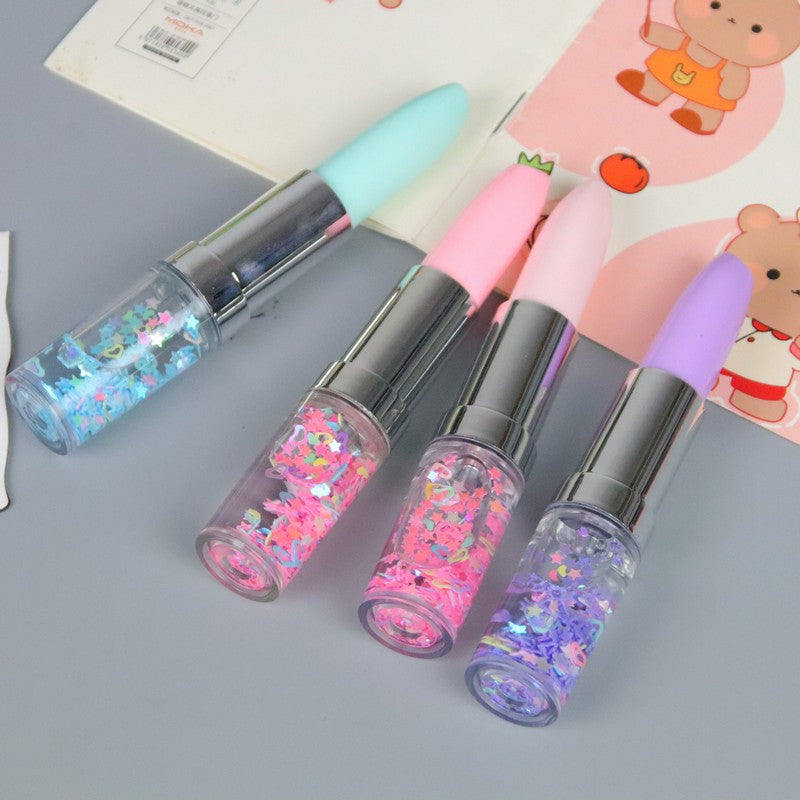 Wholesale lipstick fresh quicksand powder plastic signature pen ACC-PN-Liuj003