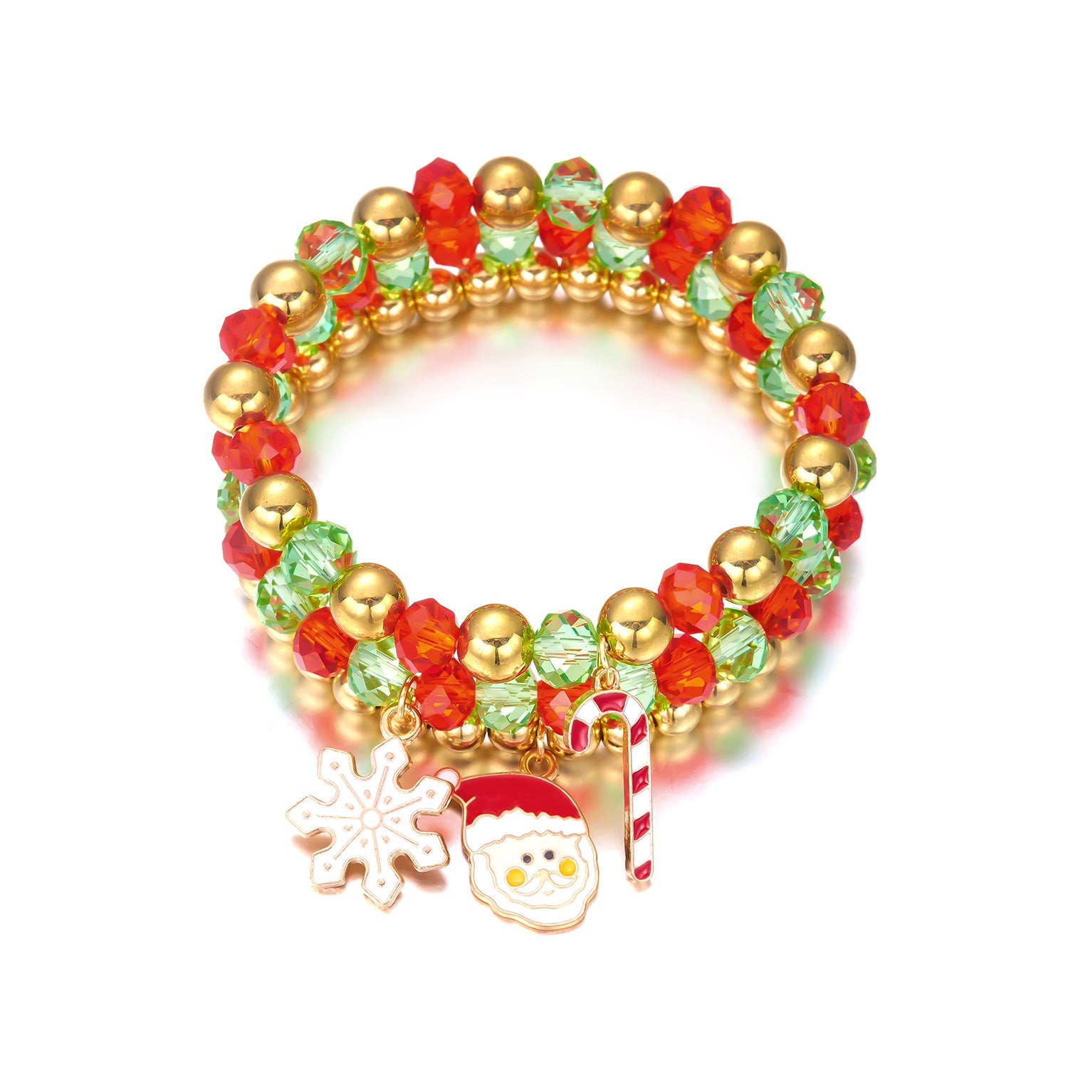Wholesale Christmas Snowflake Snowman Bracelet Set