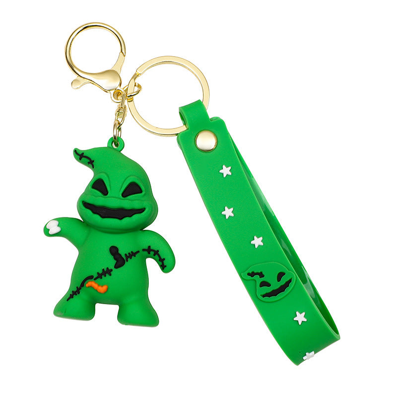 Wholesale Christmas Cartoon Cute PVC Soft Glue Keychains ACC-KC-XJY004