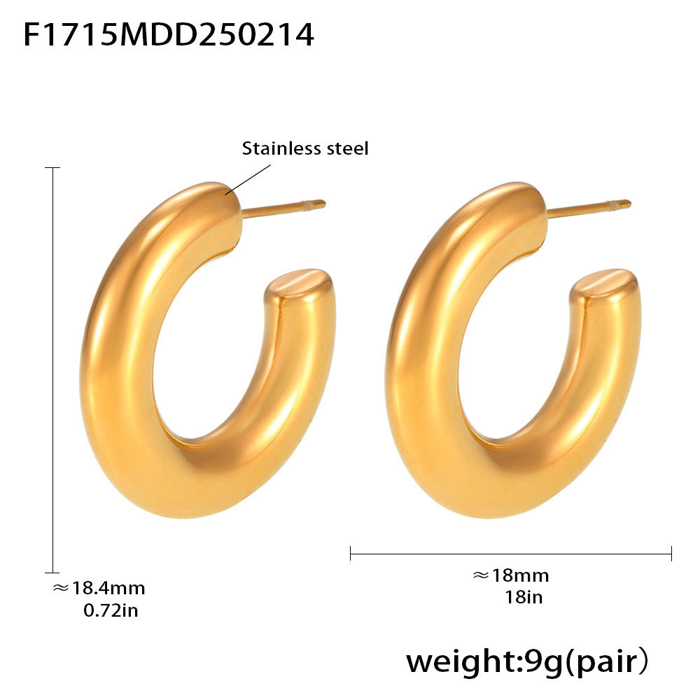 Wholesale Stainless steel  18K Gold Plated Elegant Ring