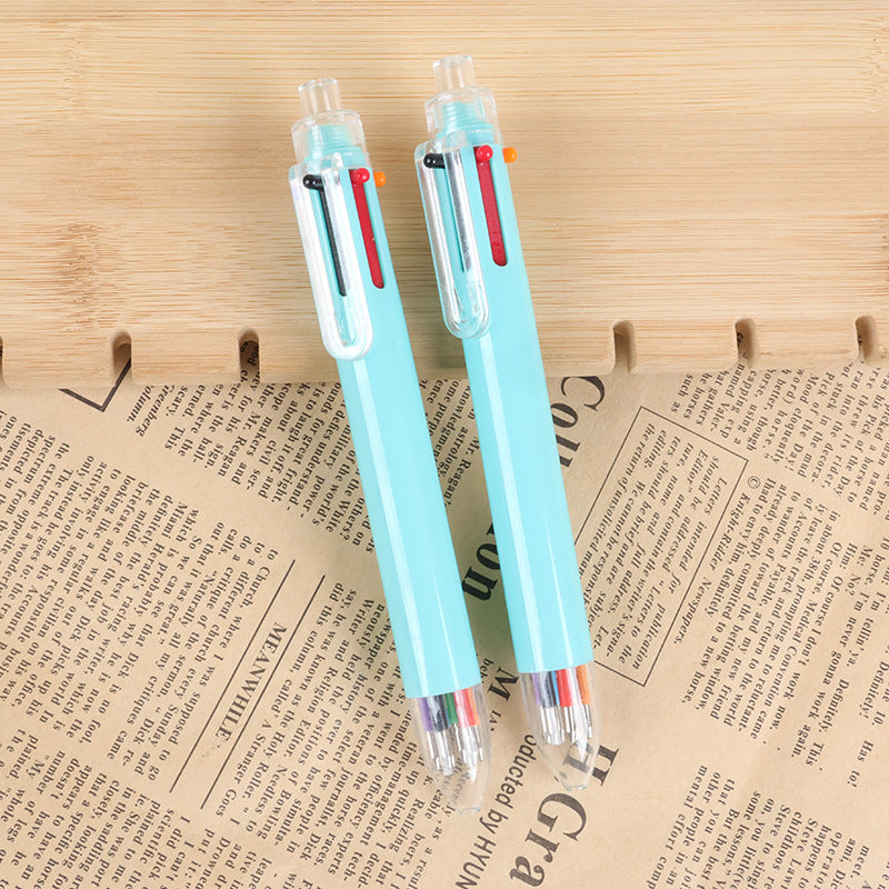 Wholesale Creative Macaron 6 Color Ballpoint Pen