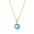 Wholesale  eye necklace blue eyes devil's eye card neck chain necklace