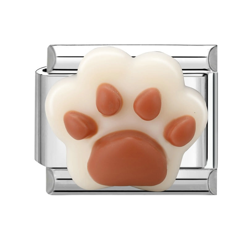 Wholesale 9mm Italian Charm Starter Bracelets DIY Fruit Series Stainless Steel Composable Bracelet