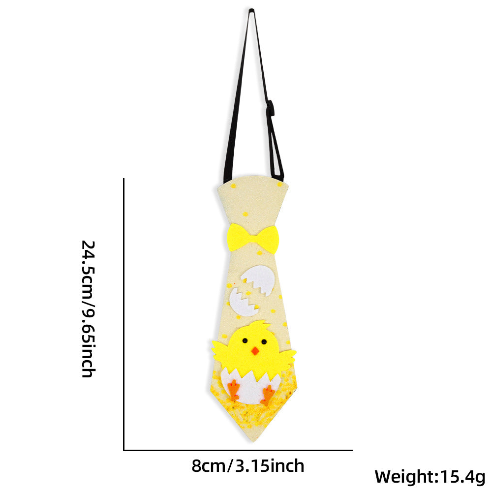 Wholesale Easter tie cartoon rabbit egg bow tie  decoration