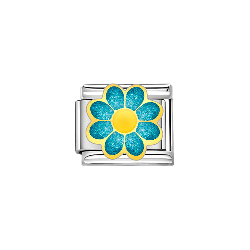 Wholesale Italian Charm Bracelet 9mm DIY Splicing Cute Creative Stainless Steel Composable Bracelet