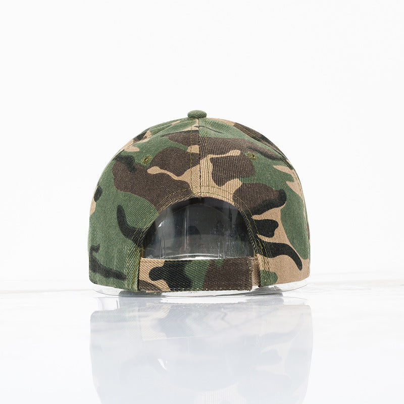 Wholesale Trendy Camouflage Baseball Cap Adjustable Sunshade Outdoor Fishing Hat Unisex Couple Style Boutique Resale Gift