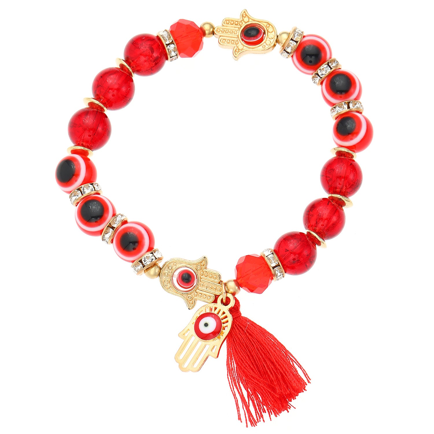 Wholesale Turquoise Evil Eye Cross Bracelet