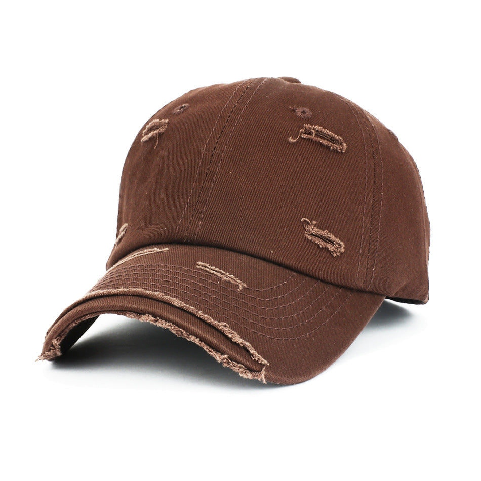 Wholesale Hole Baseball Cap Soft Top Cotton Hat ACC-HT-RongZhao019