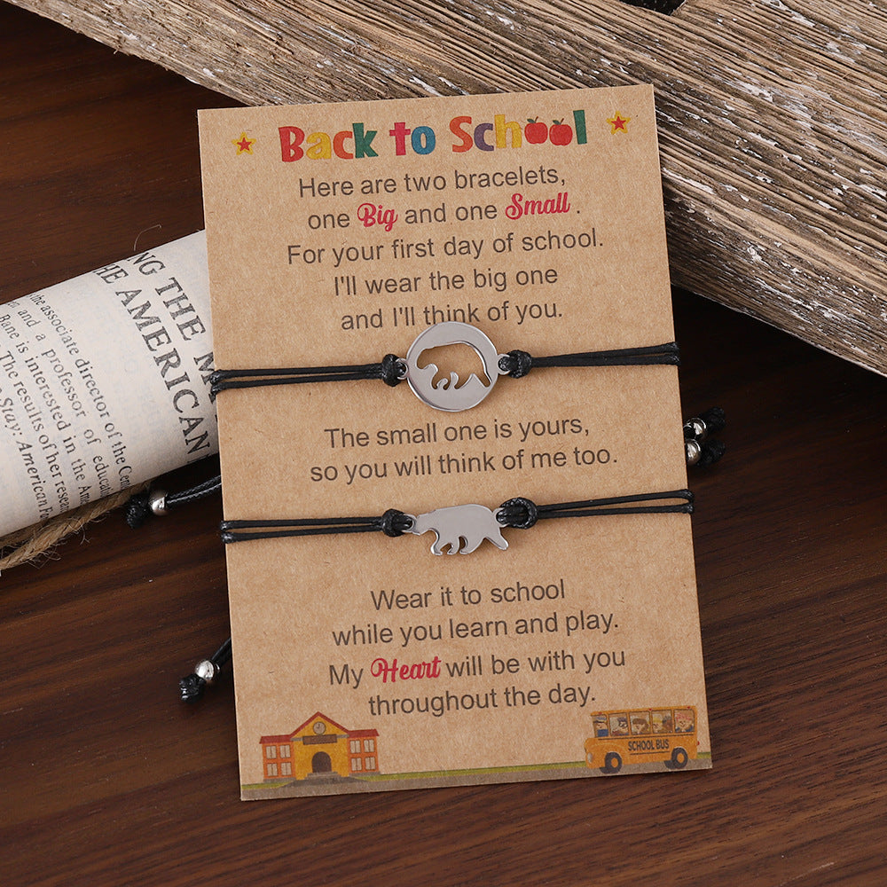 Wholesale Back to School Teacher's Day Love Braided Bracelet ACC-BT-zhiyu006