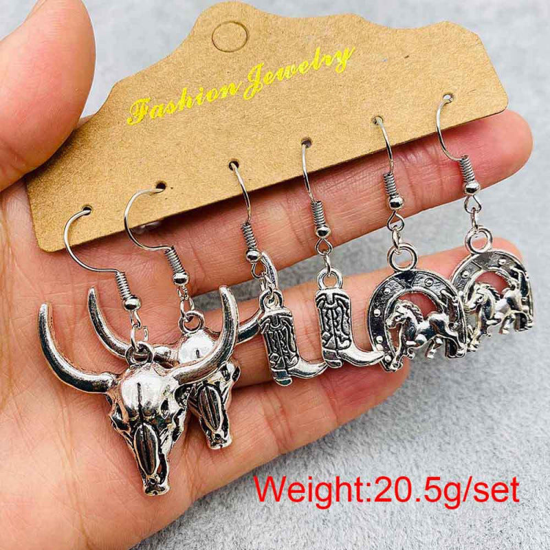 Wholesale Western style Western Cowboy Series Earring