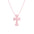 Wholesale  plastic colorful cross necklace