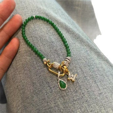 Wholesale Yellow Shell Collarbone Chain Bracelet