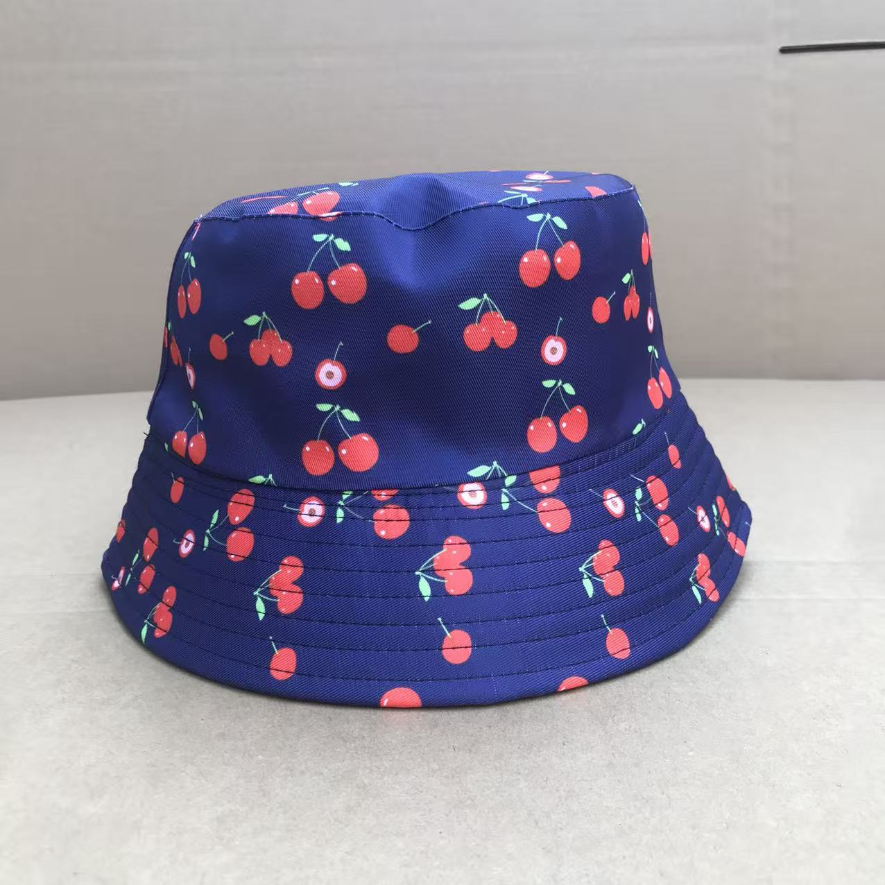 Wholesale Fruit Floral Print Bucket Hat For Adults Sun Protection Outdoor Fashion Accessory Boutique Gift Resale