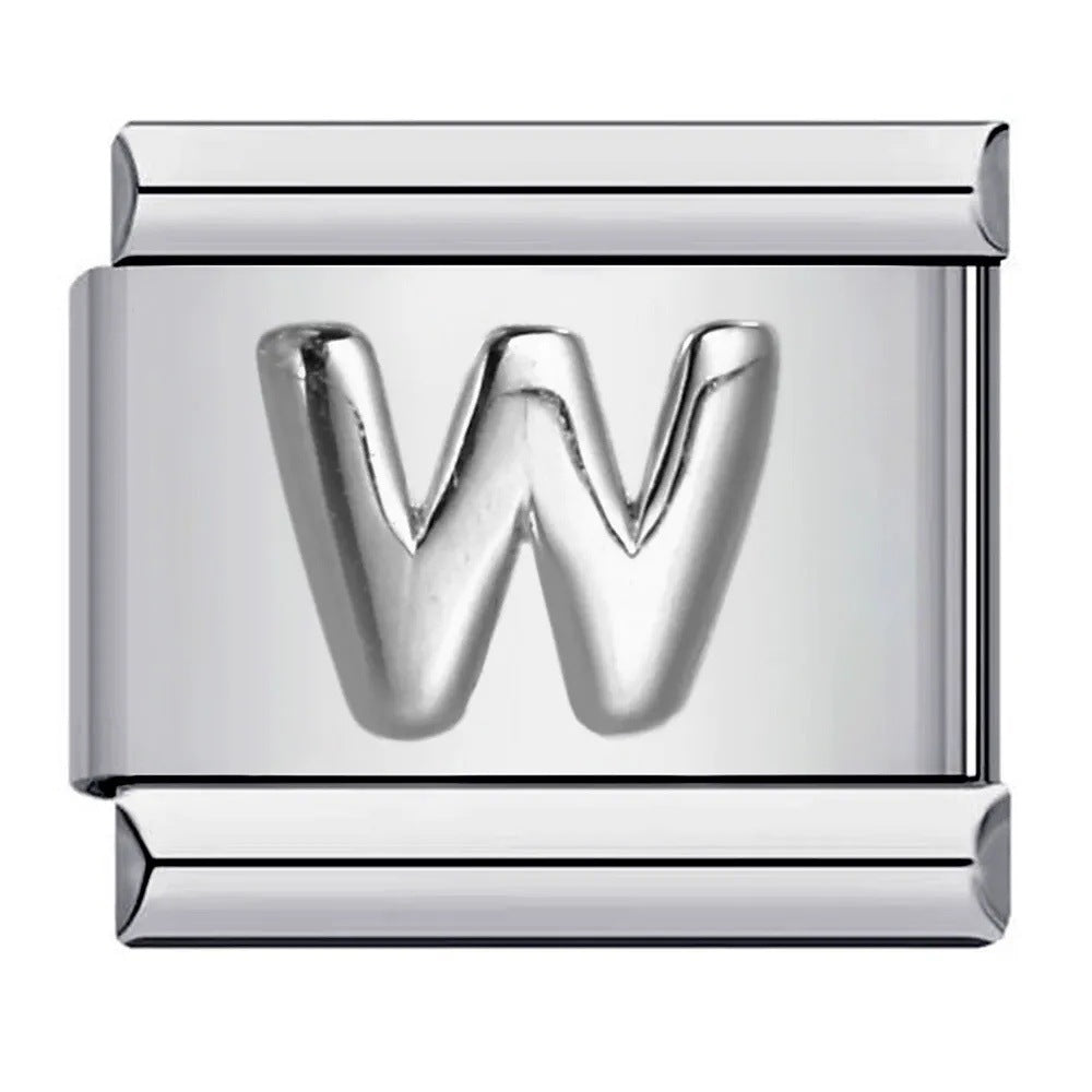 Wholesale Italian Charm Bracelet 9mm DIY punk Creative Stainless Steel Composable Bracelet