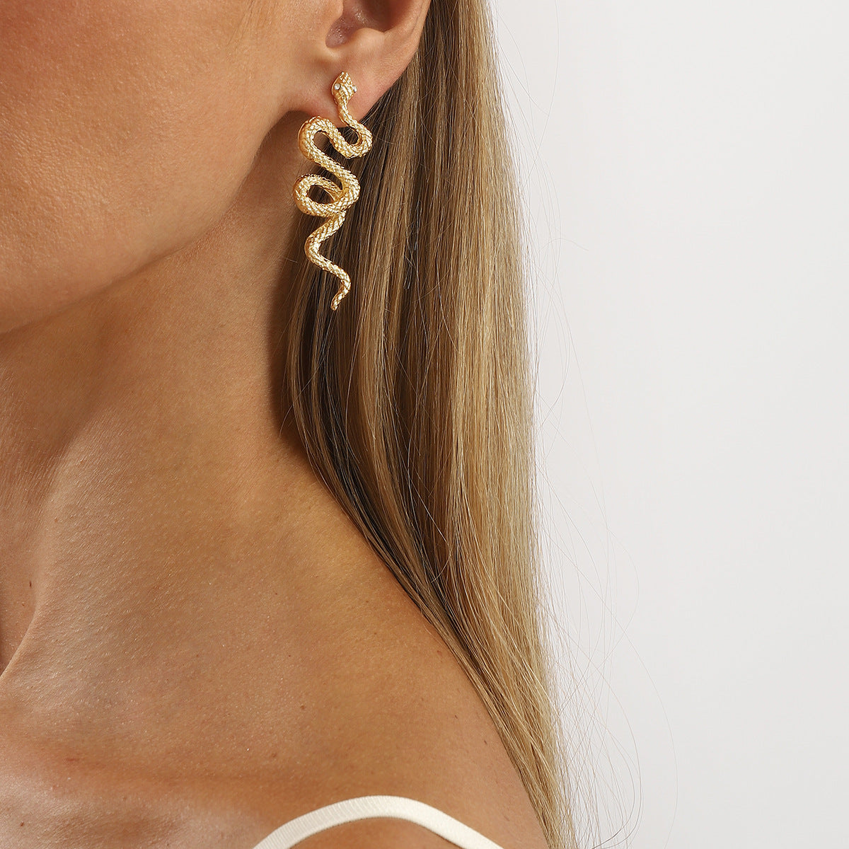 Orecchini serpente intrecciati all'ingrosso