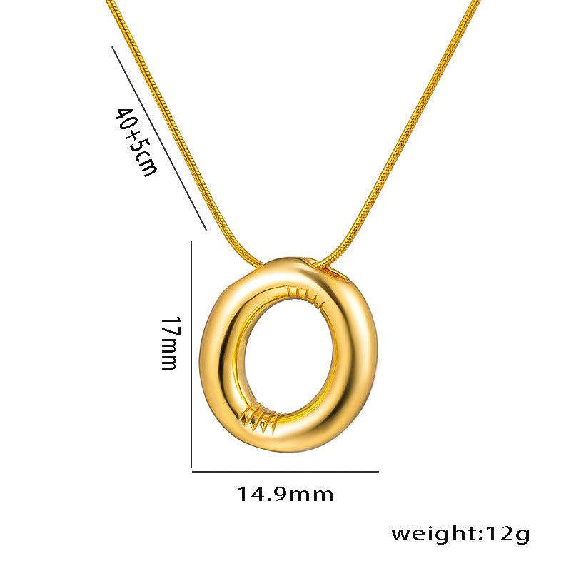 Wholesale Stainless Steel English Letter Necklace ACC-NE-KuCai014