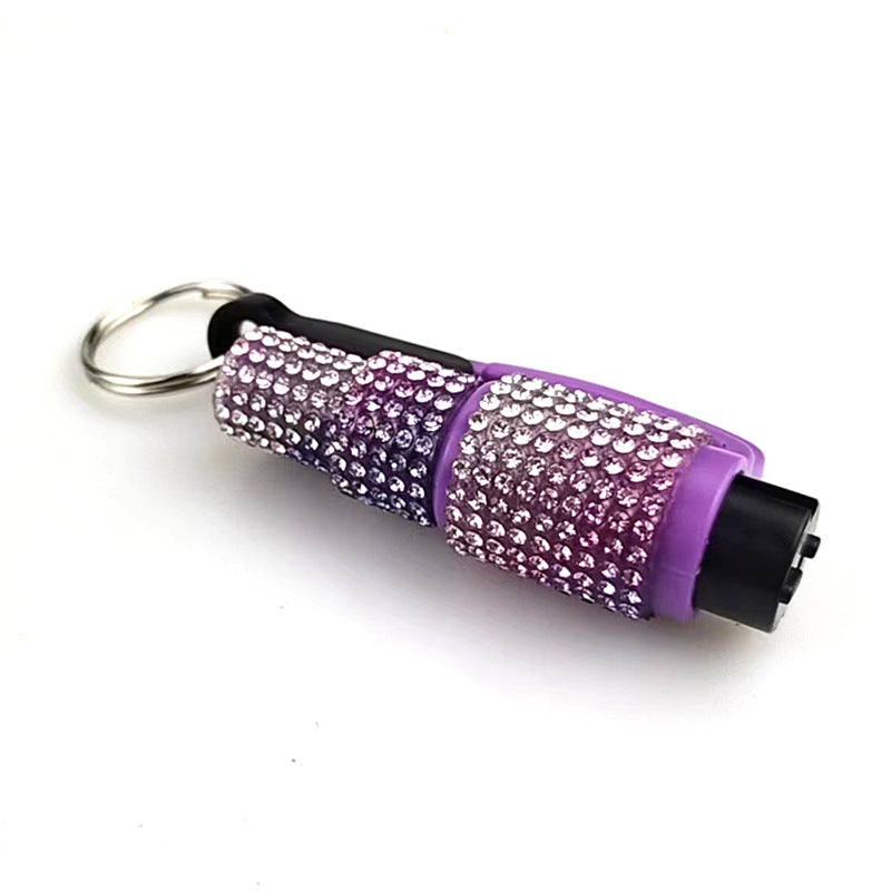 Wholesale Outdoor 2 in 1 Diamond Keychain For Car ACCVIP-KC-CanWu001
