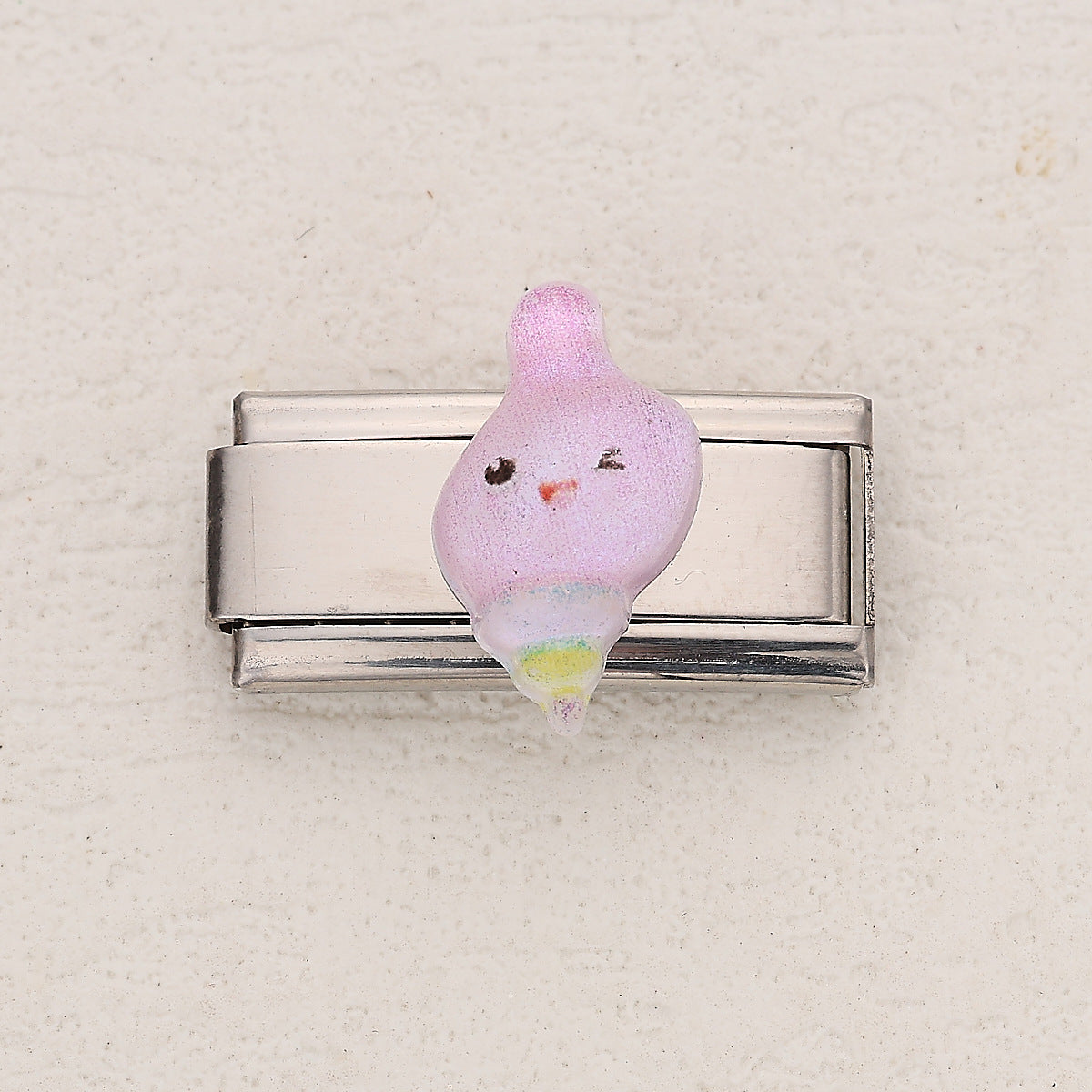 Wholesale 10pcs Italian Charm Bracelet 9mm DIY Splicing Resin Marine Life Series Stainless Steel Composable Bracelet