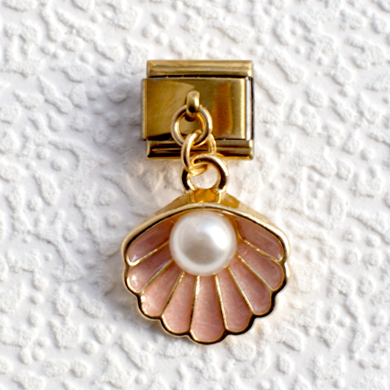 Wholesale 5pcs Italian Charm Bracelet 9mm DIY Splicing Gold Series Pendant Stainless Steel Composable Bracelet