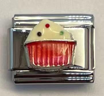 Wholesale 5pcs Italian Charm Bracelet Charm Module Stainless Steel Tulip Butterfly Bracelet 9mm DIY Pattern Free Stitching Detachable Composable Bracelet ACC-BT-DaLiang013