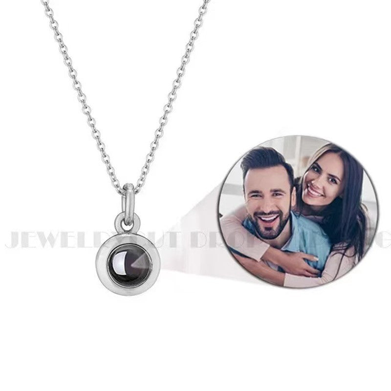 Wholesale 100 Languages I Love You Projection Necklace ACC-NE-Shiyu009